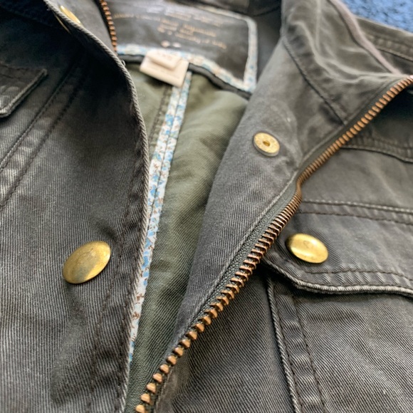 J Crew army and gold military jacket - Picture 2 of 2